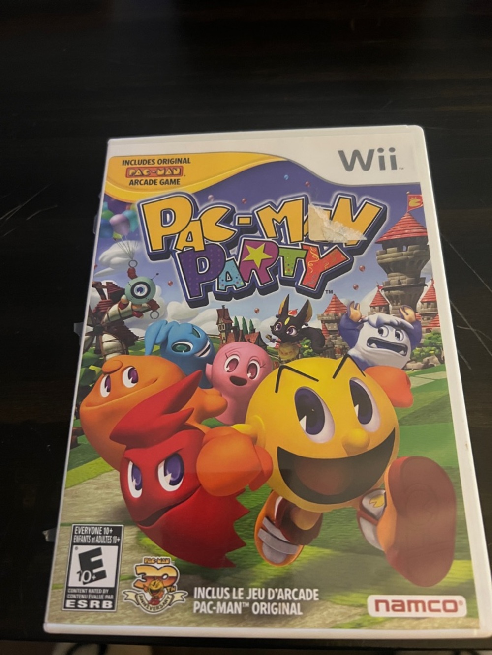 Namco Pac-Man Party (Wii) - Yellow Game Case